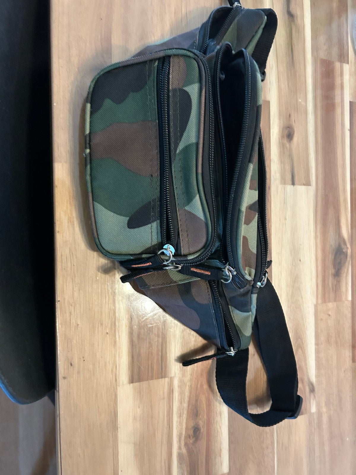 Camo heuptas / buiktas met meerdere vakken, Ophalen, Gebruikt, Groen, Overige merken