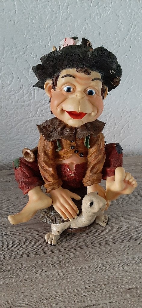 laven efteling Lutl de postbode op zijn schildpad, Verzamelen, Ophalen of Verzenden, Zo goed als nieuw, Beeldje of Poppetje