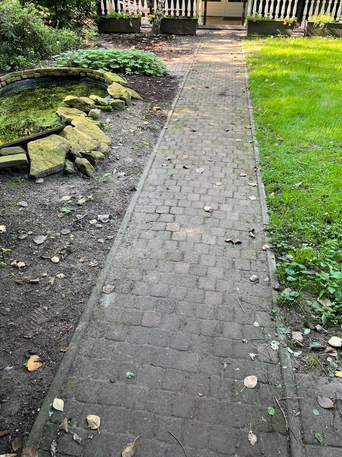 Grote partij klinkers 10x10 - Ophalen Helden Panningen, Tuin en Terras, Ophalen, Gebruikt, Klinkers, 10 m² of meer