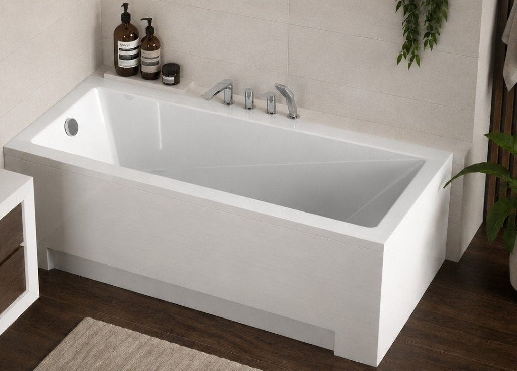 LIGBAD 120x710 cm incl poten, Ophalen, Nieuw, Wit