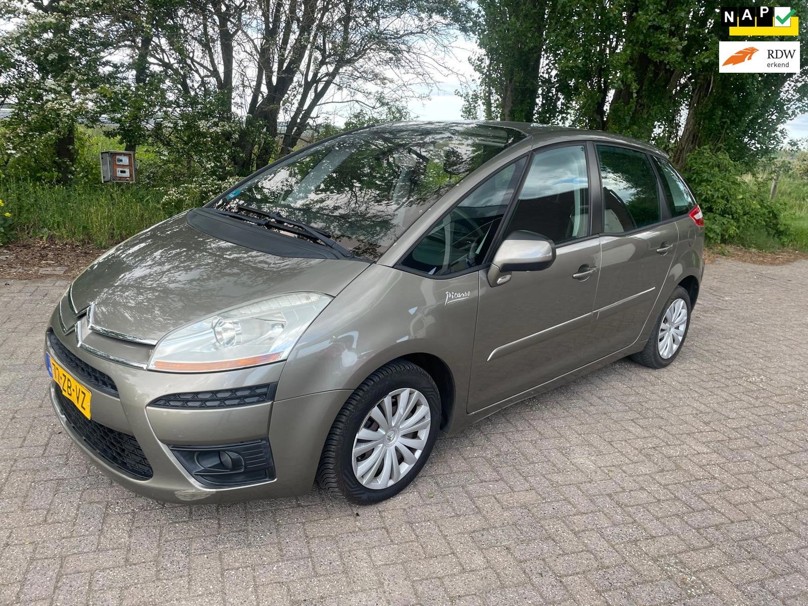 Citroen C4 Picasso 2.0-16V Ambiance EB6V 5p AUTOMAAT LPG G3, Gebruikt, 4 cilinders, Bruin, C4 (Grand) Picasso
