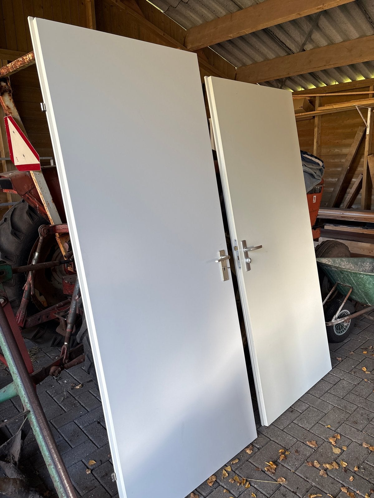 Set van 2 binnendeuren met beslag - Zo goed als nieuw, Ophalen, 80 tot 100 cm, Binnendeur, Zo goed als nieuw