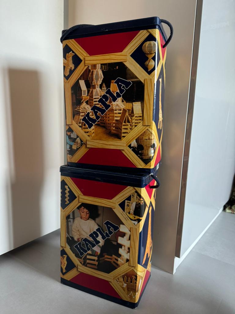 Twee dozen Kapla, Ophalen, Gebruikt