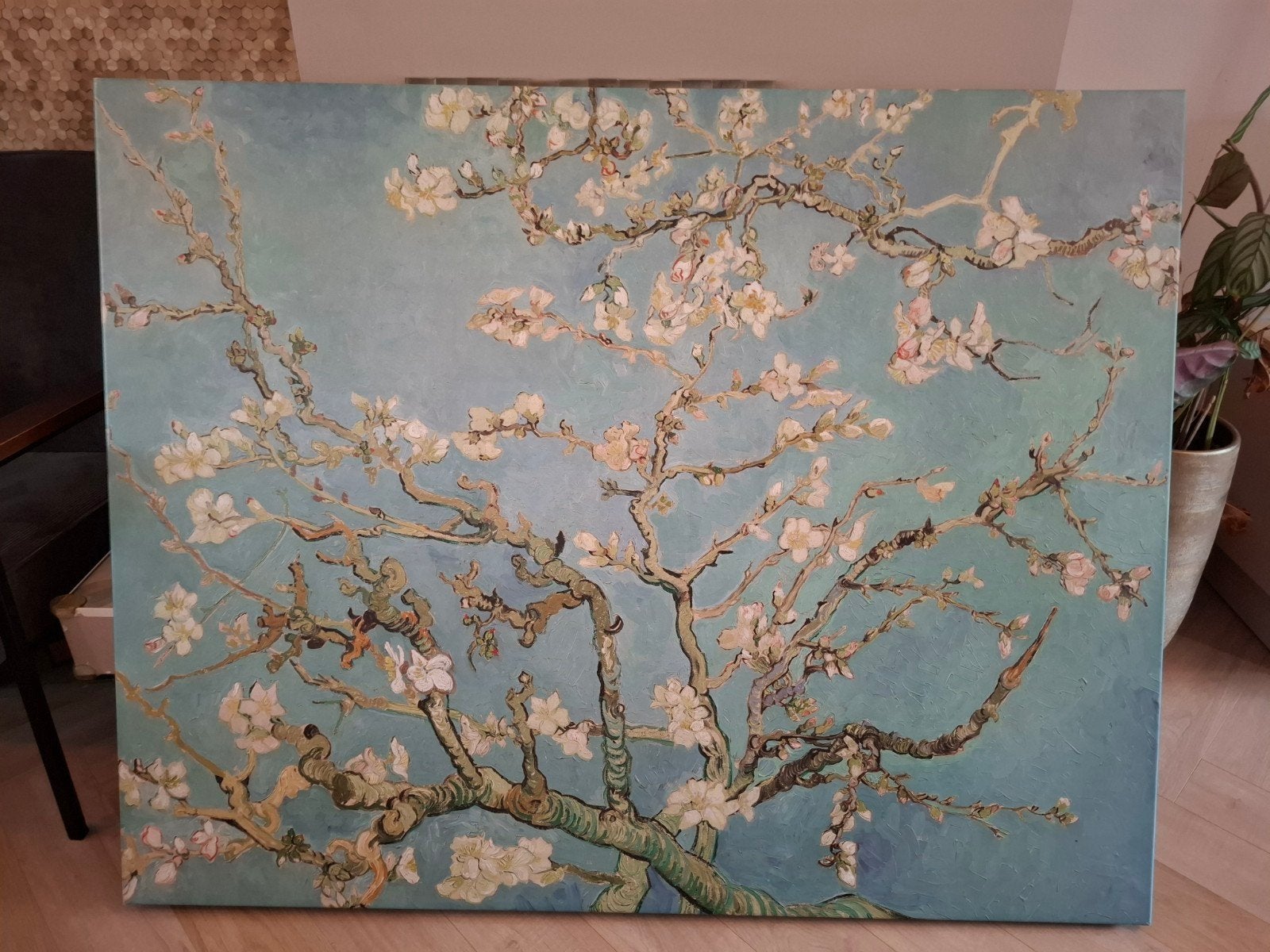 Schilderij Amandelbloesem - Van Gogh reproductie, Ophalen, Bloemen