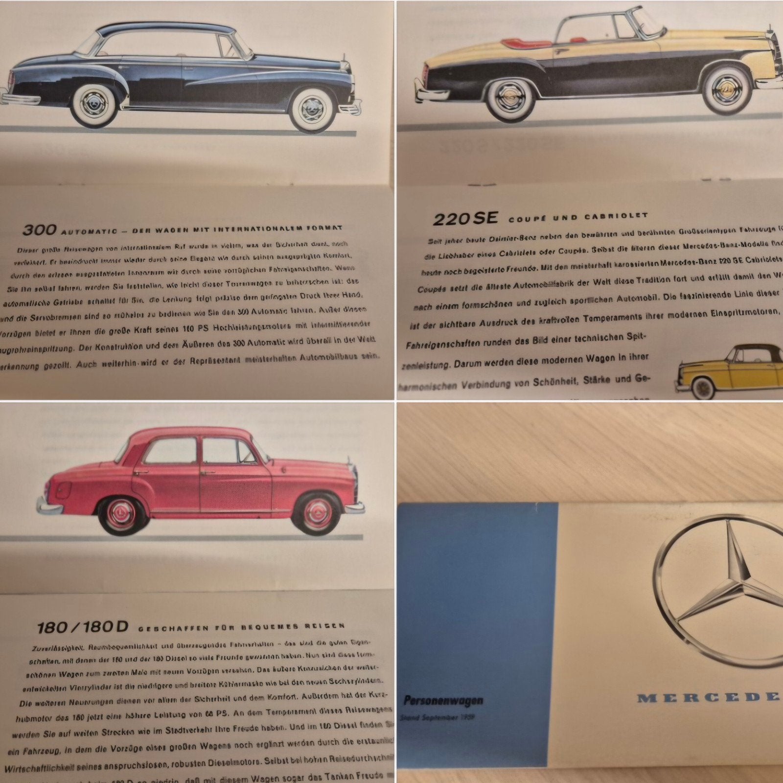 1959 Mercedes 300SL vleugeldeur 190SL cabrio 220SE CABRIOLET, Ophalen of Verzenden, Zo goed als nieuw, Mercedes