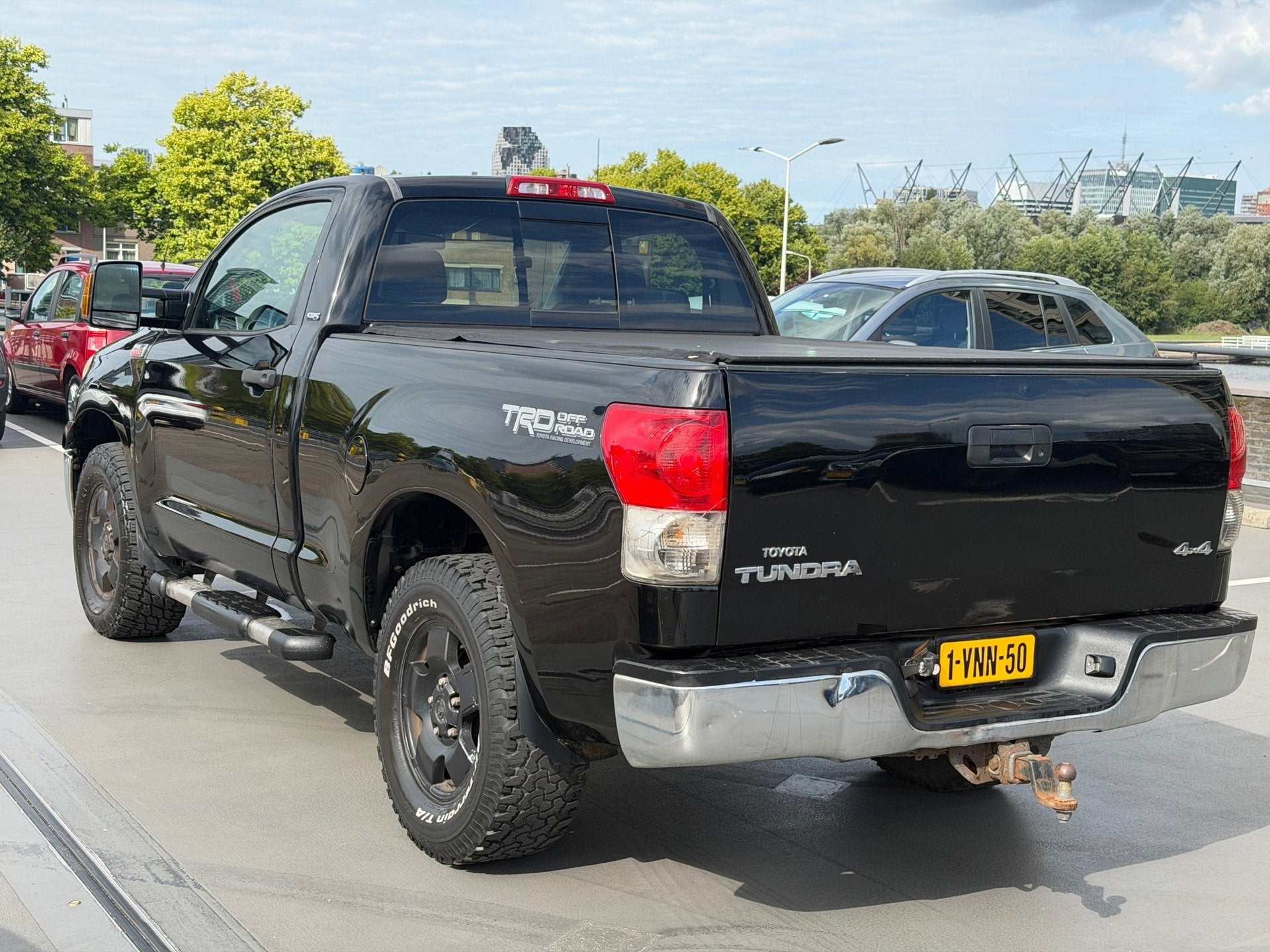 Toyota TUNDRA 5.7 LPG G3 Eerste Eigenaar Camera Cruise Trekh, Auto's, Automaat, Gebruikt, Alcantara, Zwart