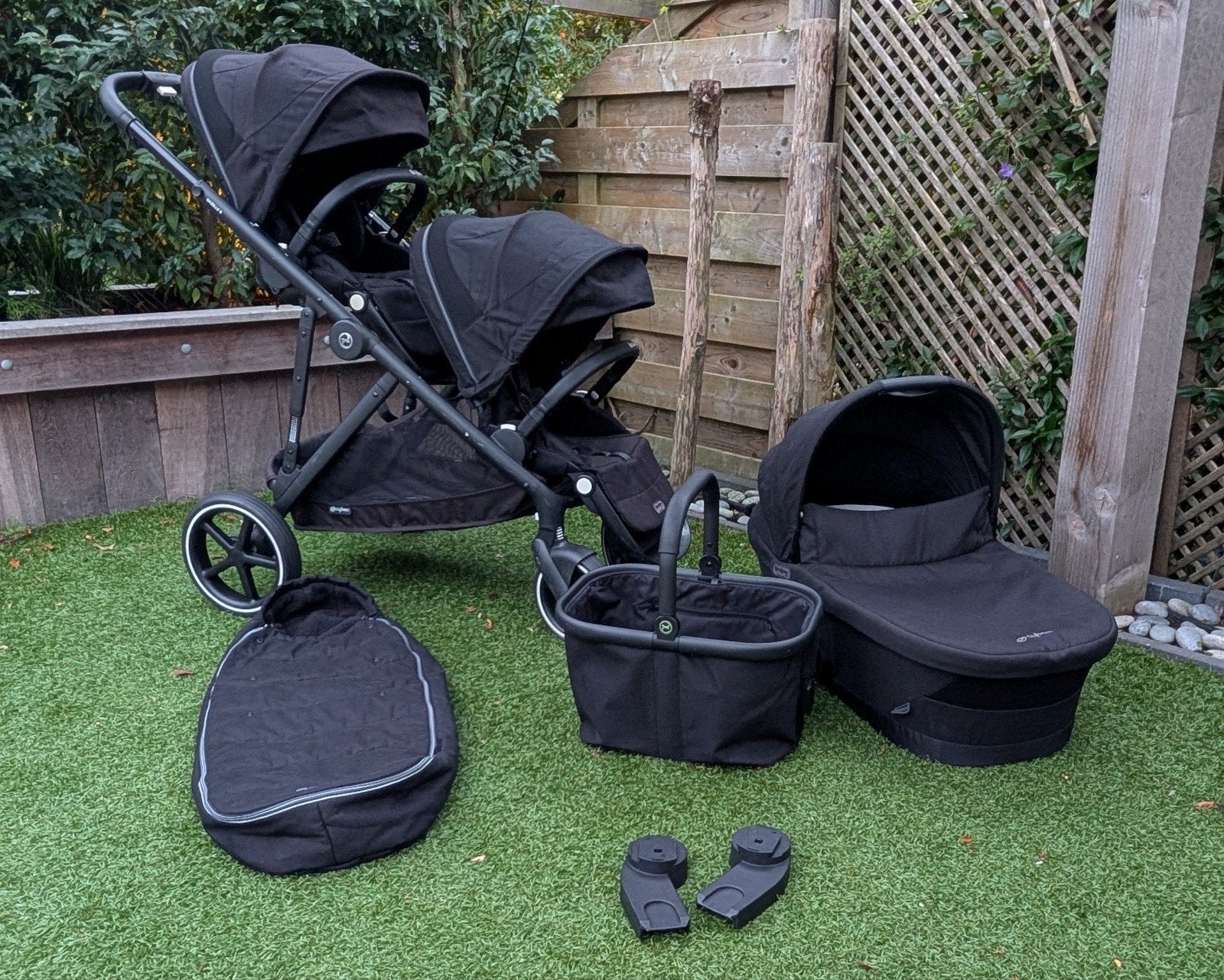 Cybex Gazelle S Duo Moon Black - Complete Set