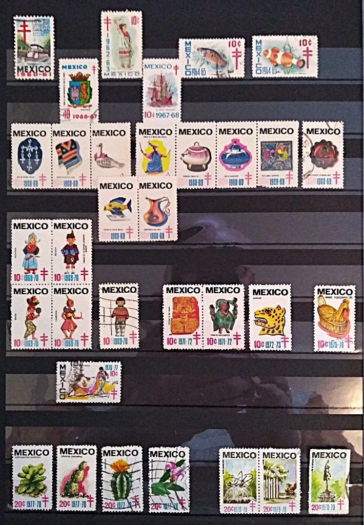 Mexico : TBC sluitzegels 1960-1993, Verzenden, Overige thema's