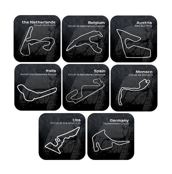 Formule 1 circuit onderzetter, Ophalen of Verzenden, Nieuw, Formule 1