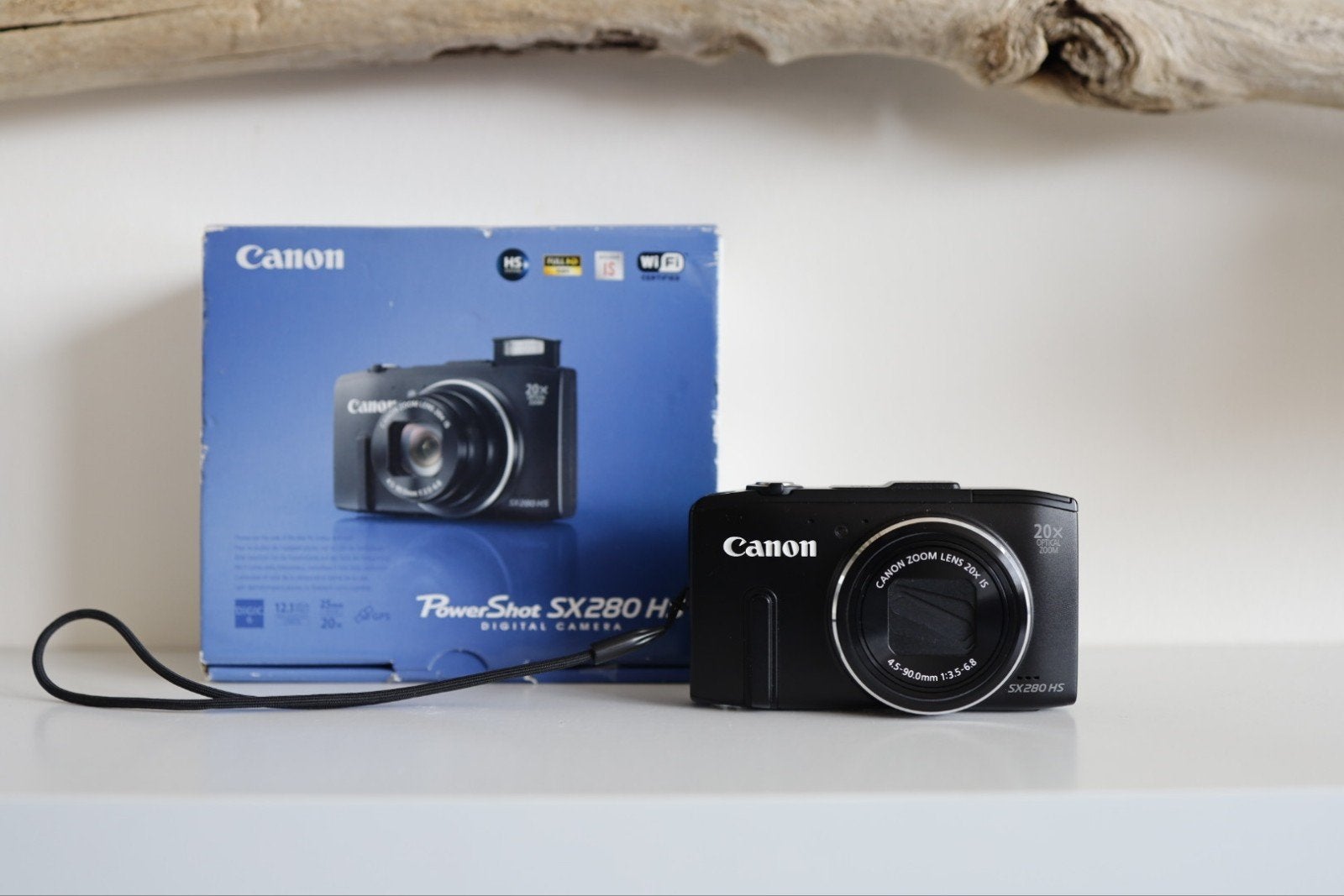 Canon PowerShot SX280 HS Black - ZGAN, 12 Megapixel, Canon, Compact, Ophalen of Verzenden
