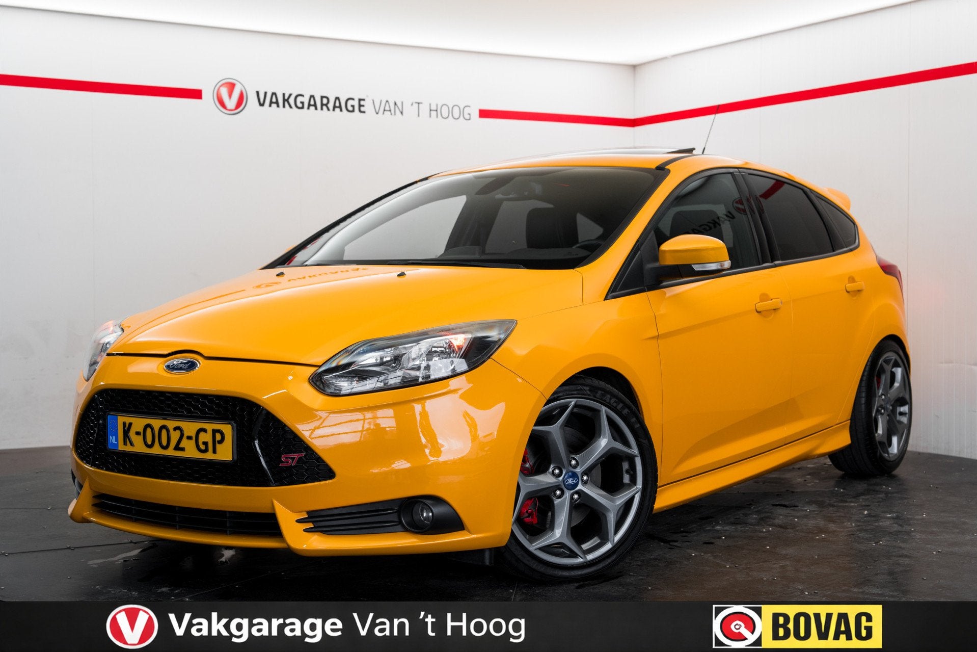 Ford Focus Ford Focus ST | Recaro | Schuifdak | Camera | Nav, Auto's, Euro 5, Zwart, 4 cilinders, 252 pk