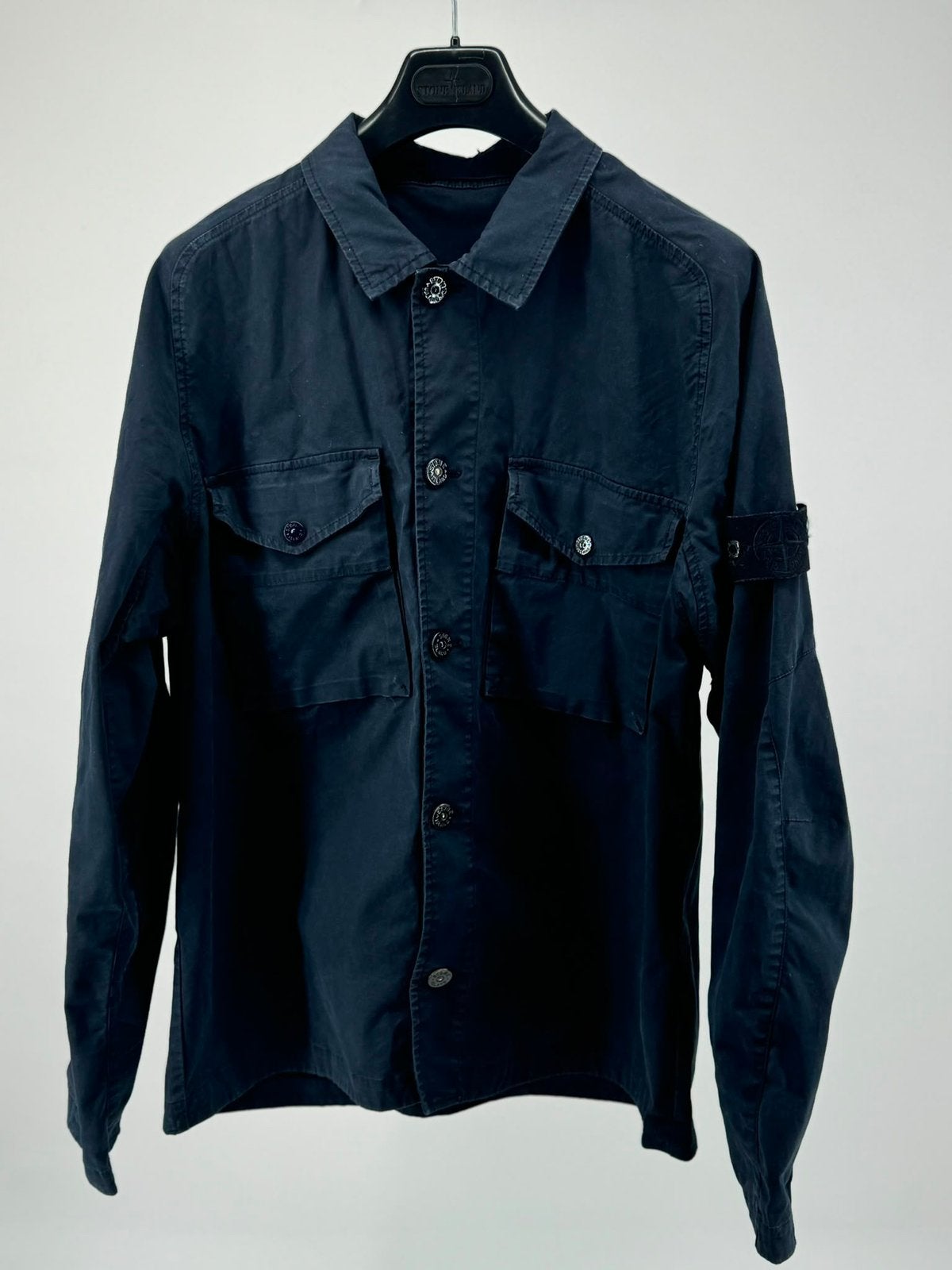 Stone Island Overshirt - Maat Large, Stone, Blauw, Ophalen of Verzenden, Zo goed als nieuw
