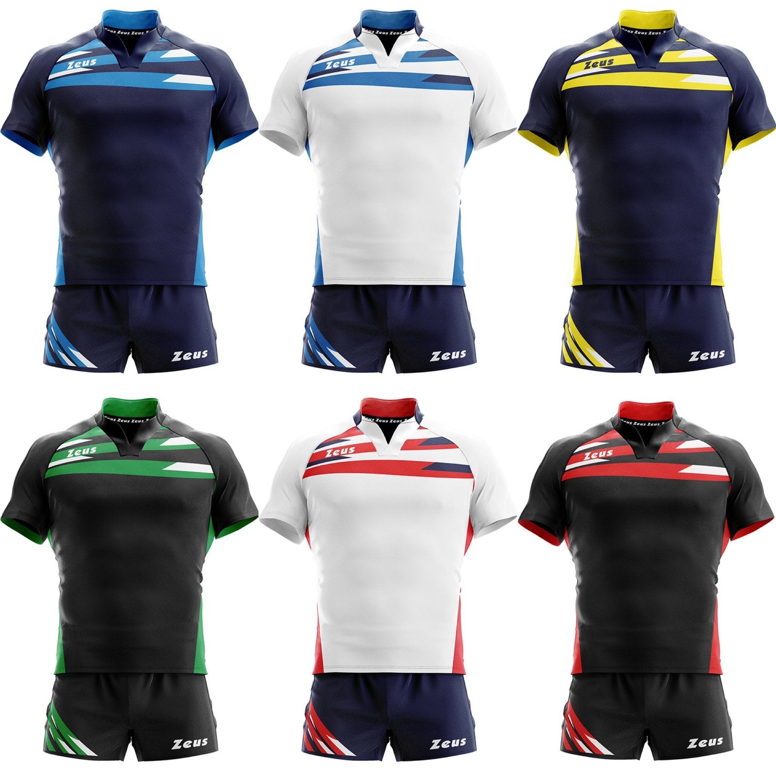 Nieuwe Rugbytenues (shirt/short) uit italie 6 kleuren 10€, Ophalen of Verzenden, Nieuw, Overige maten, Overige typen
