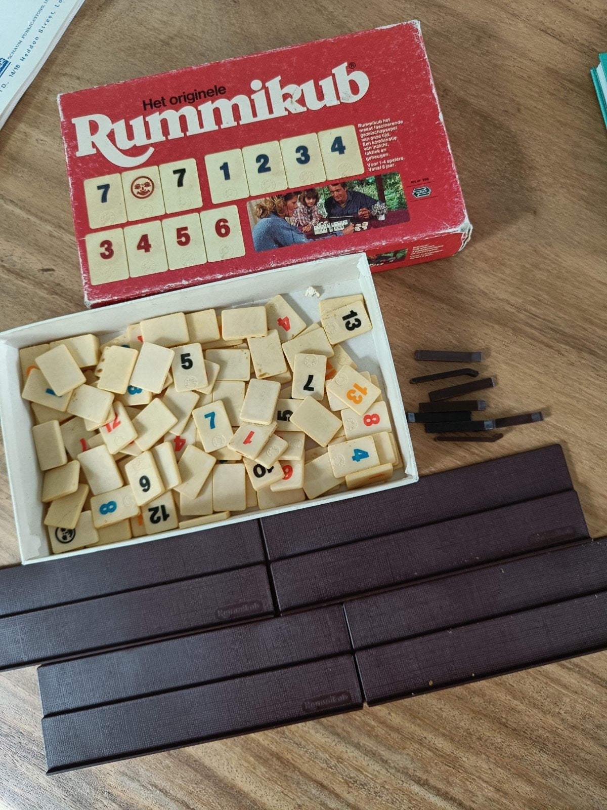 Het originele Rummikub bordspel - Vintage editie, Drie of vier spelers, Ophalen of Verzenden, Gebruikt, Goliath