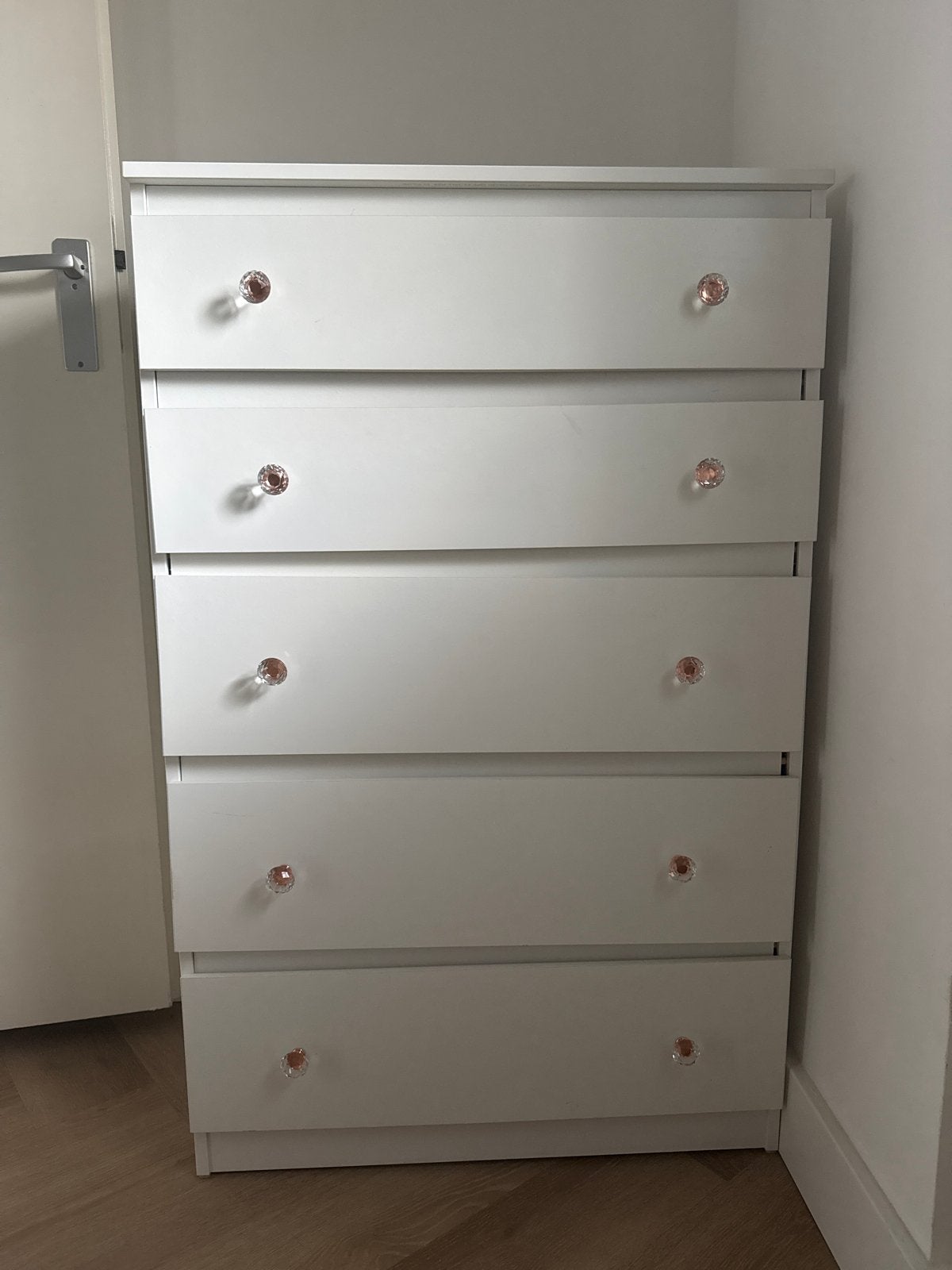 Witte ladekast met 6 laden Ikea, Ophalen, Overige materialen, Gebruikt, 5 laden of meer