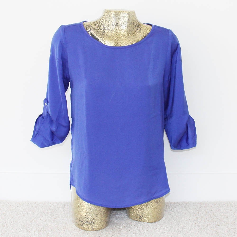 Zara Basic Truitje Blauw2 (XS) - 29 € 15,-, Kleding | Dames, Truien en Vesten, Blauw, Ophalen of Verzenden, Zo goed als nieuw