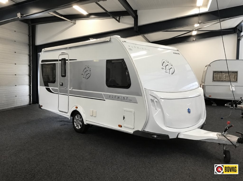 Knaus 450FU Silver selection Caravan 2017 Mover Airco Luifel, Overige merken, Rondzit, Vast bed, Schokbreker