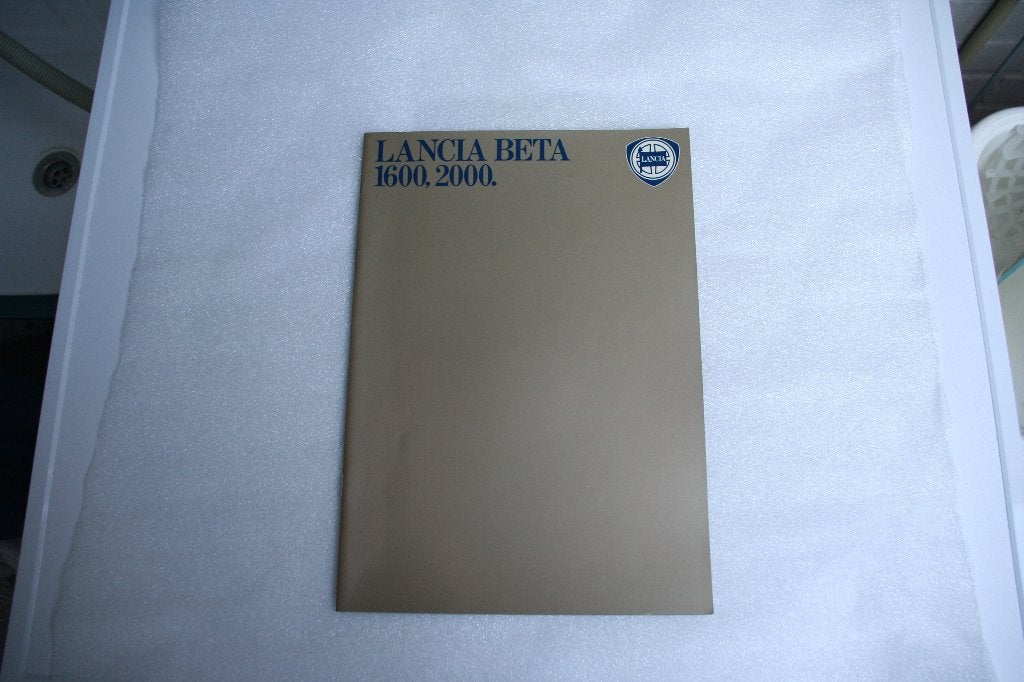 Folder Lancia Beta 1600 / 2000 (1981) (10), Boeken, Ophalen of Verzenden, Nieuw, Overige merken