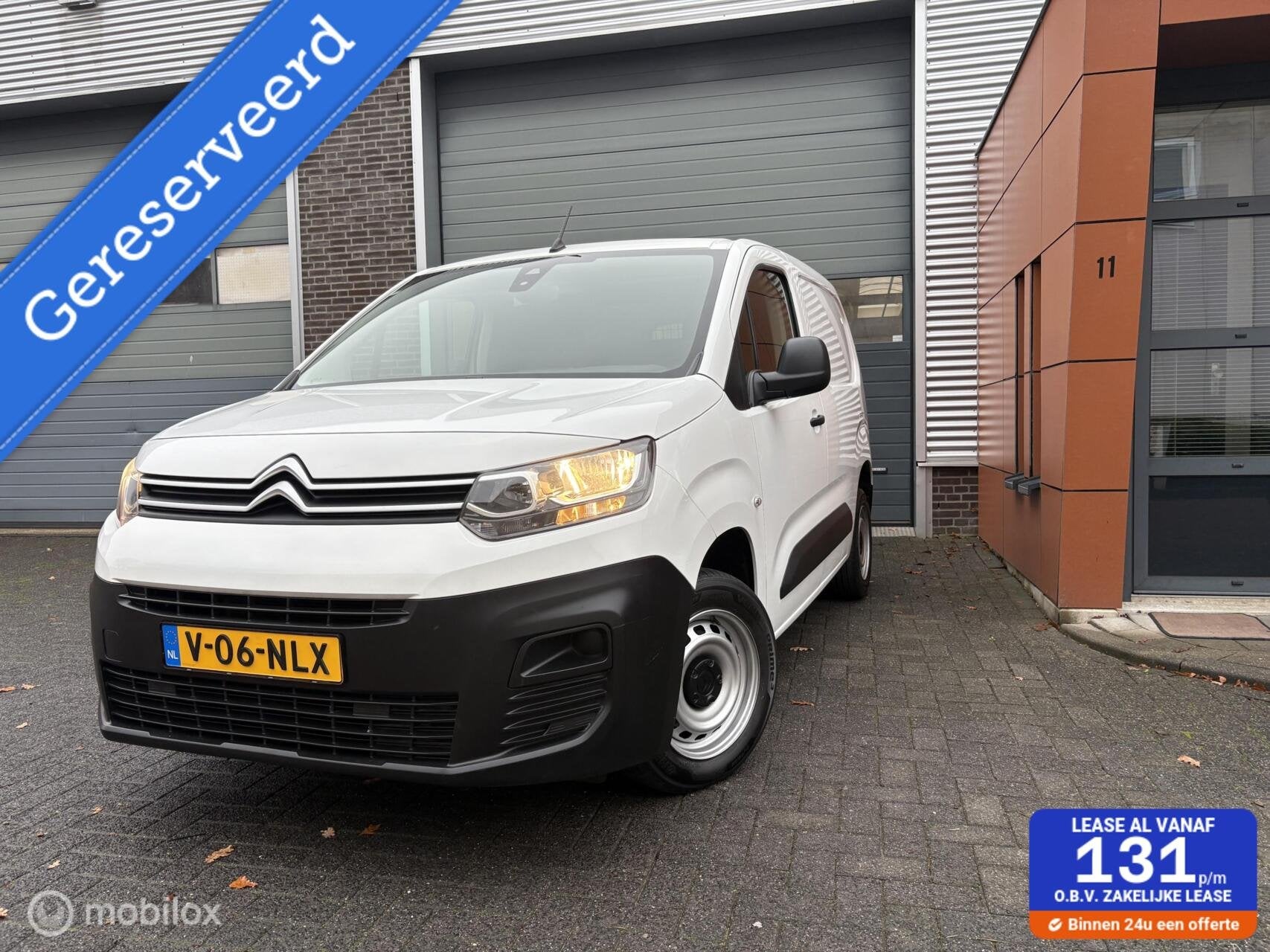 Citroen Berlingo bestel 1.2 PureTech Club, Auto's, Gebruikt, Euro 6, 1199 cc, Citroën