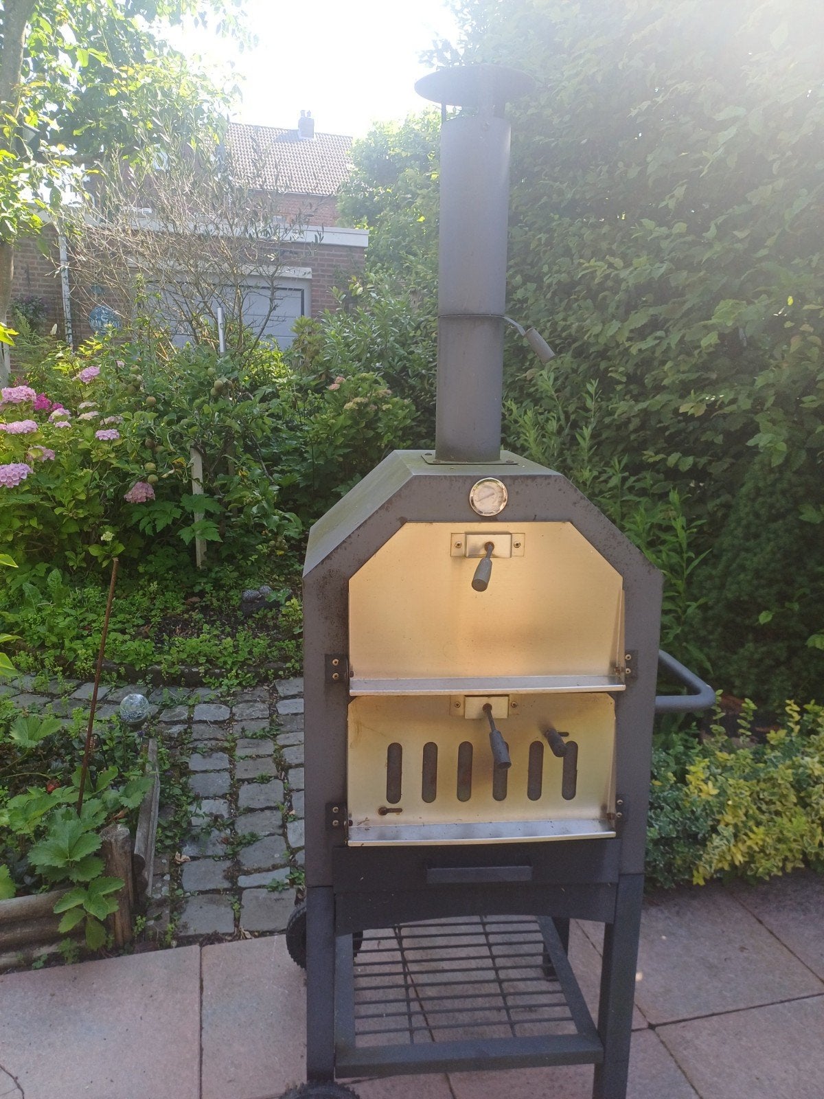 Pizza oven - Houtskool of Hout, Tuin en Terras, Ophalen, Gebruikt, Onbekend