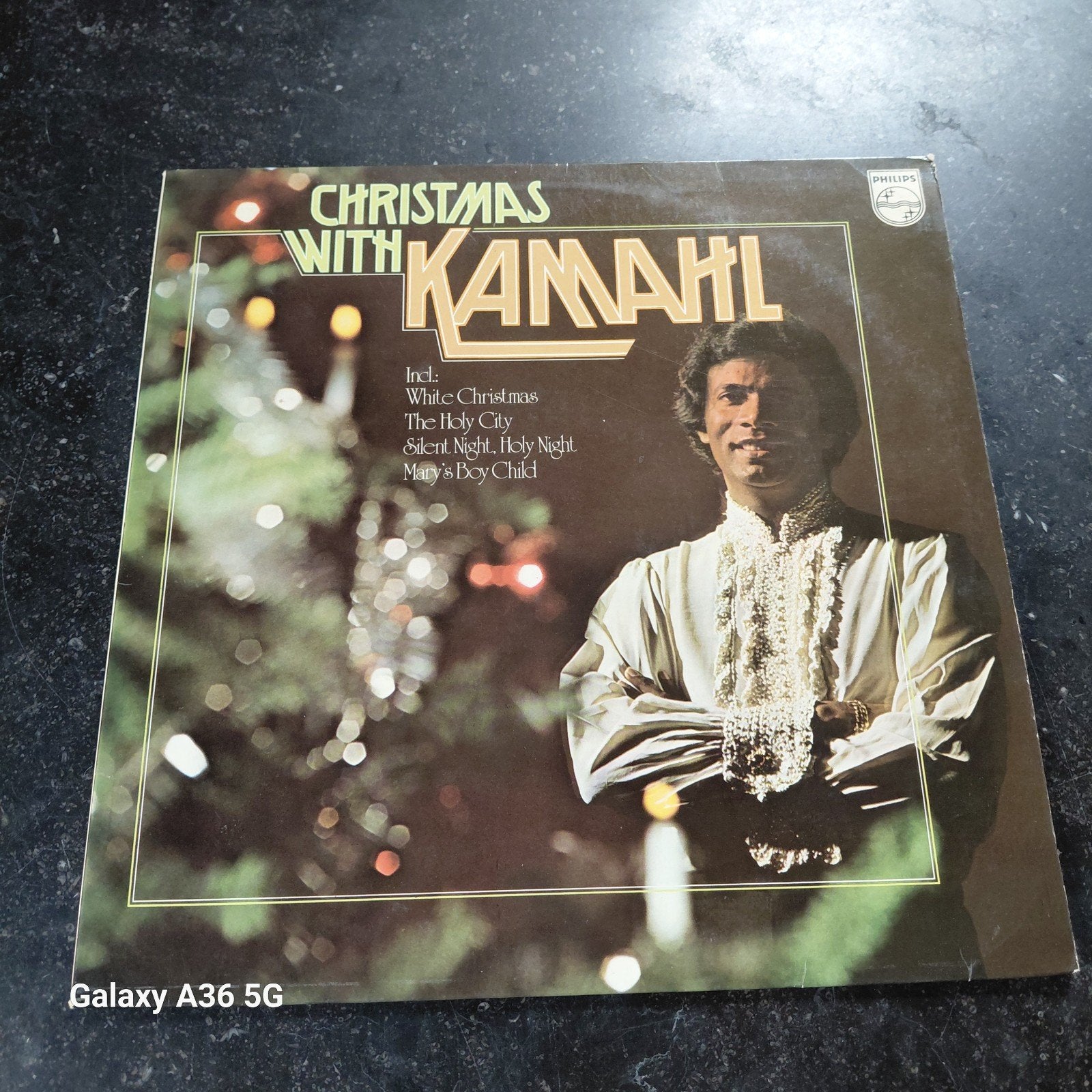 Kerstalbum Kamahl - Christmas with Kamahl LP (Philips), Ophalen of Verzenden, Gebruikt, Kerst, Album