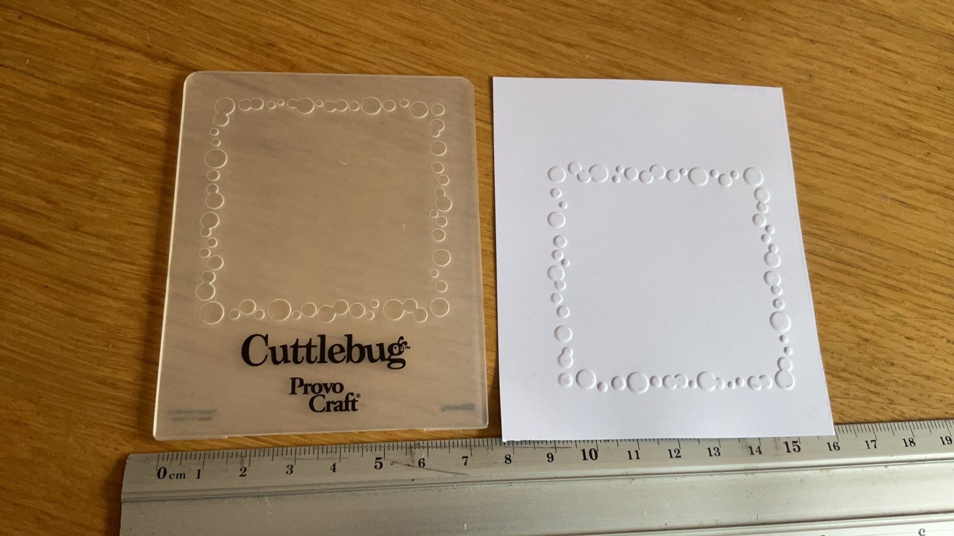 Embossingmal 7x9 cm E190, Ophalen of Verzenden, Zo goed als nieuw, Pons of Mal