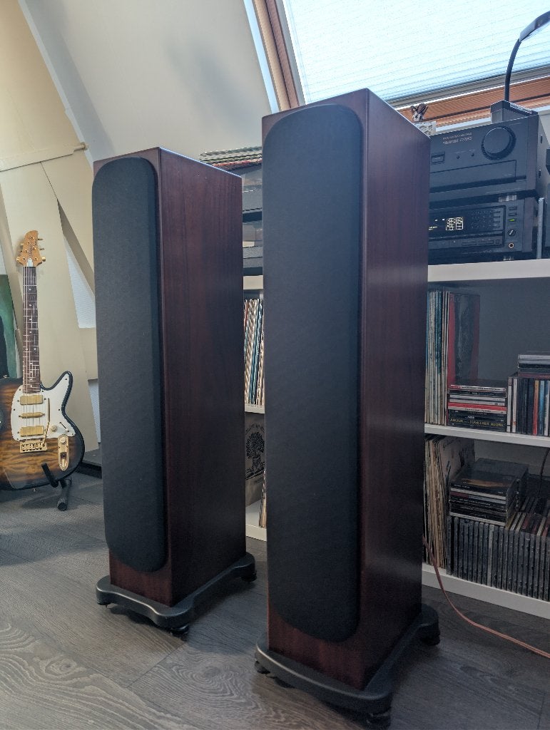 ZGAN Monitor Audio Silver RS8 – FANTASTISCHE SPEAKERS, Vloerstaande luidspreker, Zo goed als nieuw, 60 tot 120 watt, Geschikt voor surround/home cinema