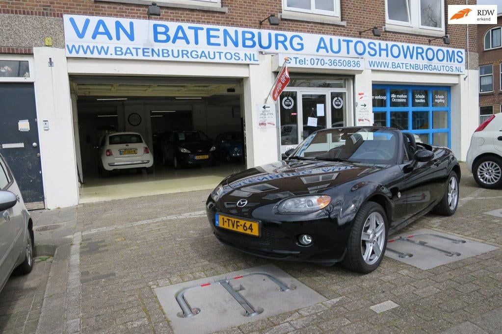 Mazda MX-5 1.8 Exclusive | Cabrio met elektr bed. hardtop |C, Auto's, Mazda, 127 pk, Gebruikt, Zwart, 4 cilinders