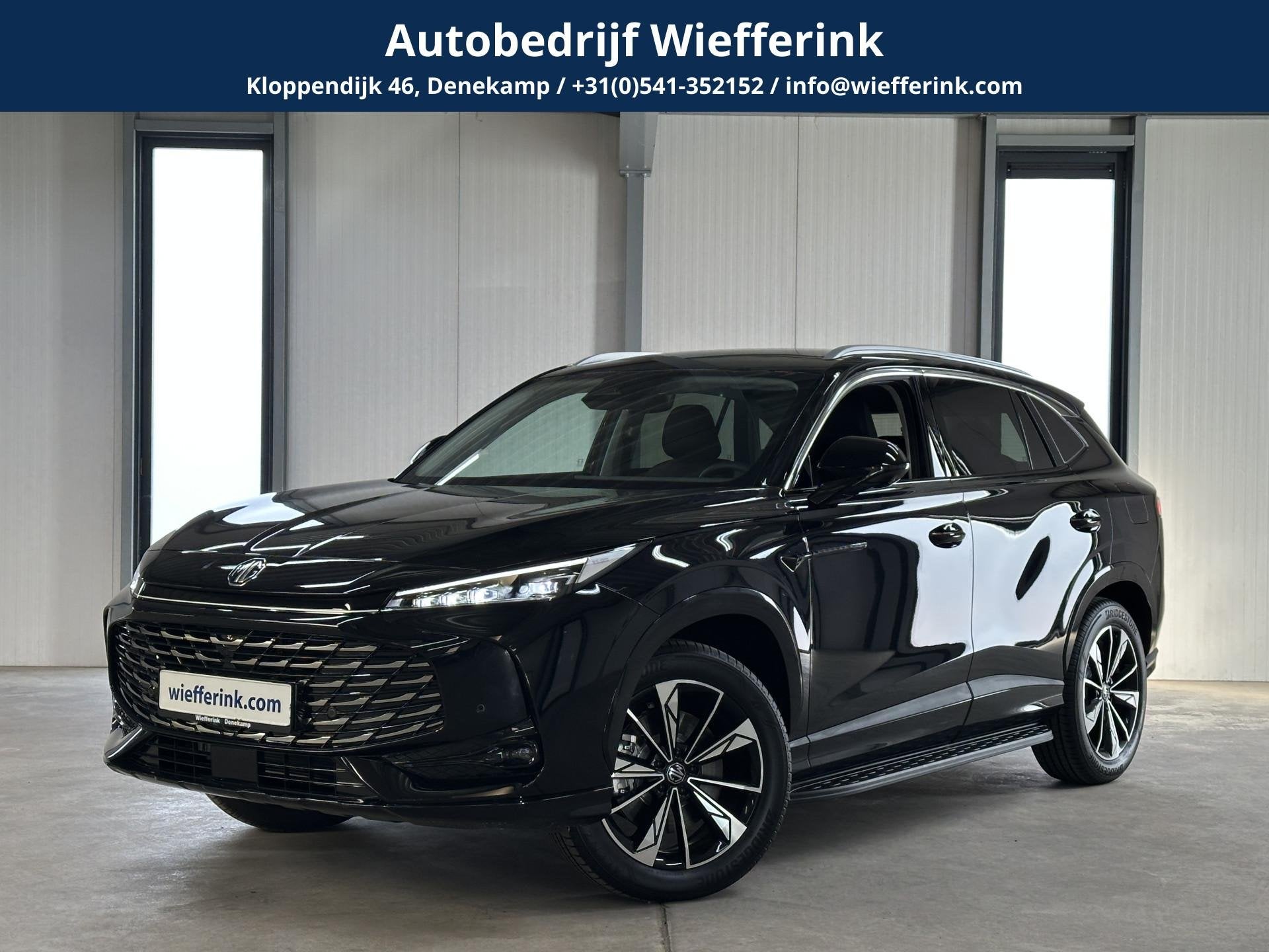 MG MG HS PHEV 1.5 Luxury | Leder | Apple Carplay/Android Aut, Auto's, 12 maanden, Gebruikt, Zwart, 4 cilinders