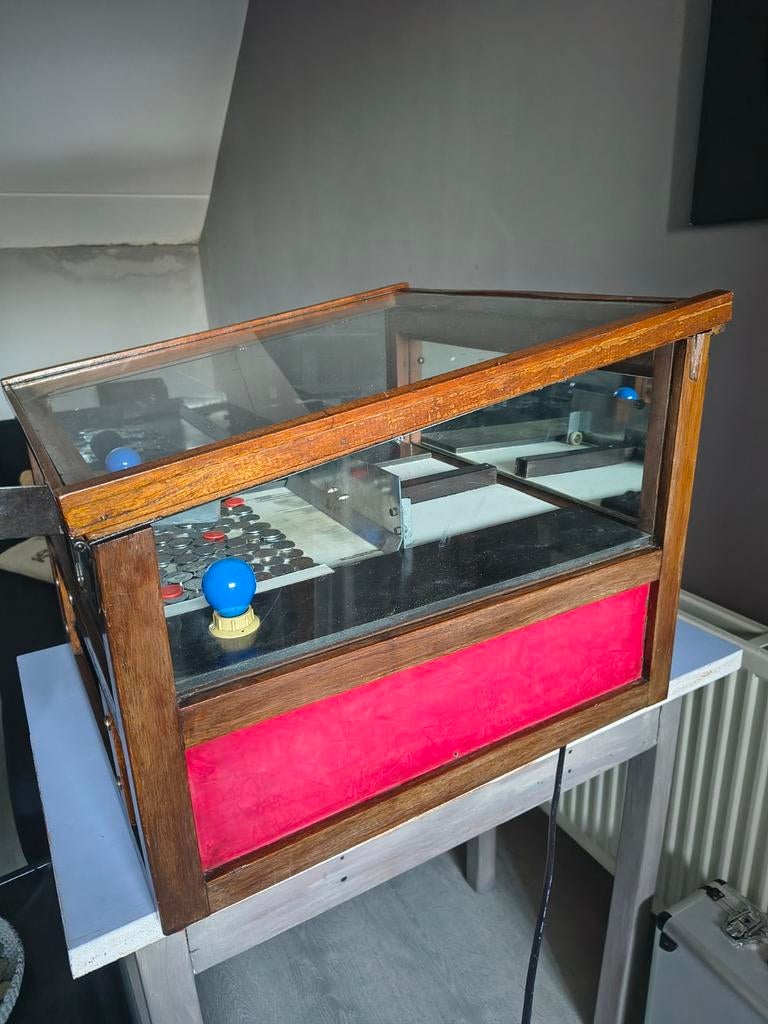 Muntjes schuif apparaat, coinpusher, Verzamelen, Overige munten, Ophalen, Gebruikt