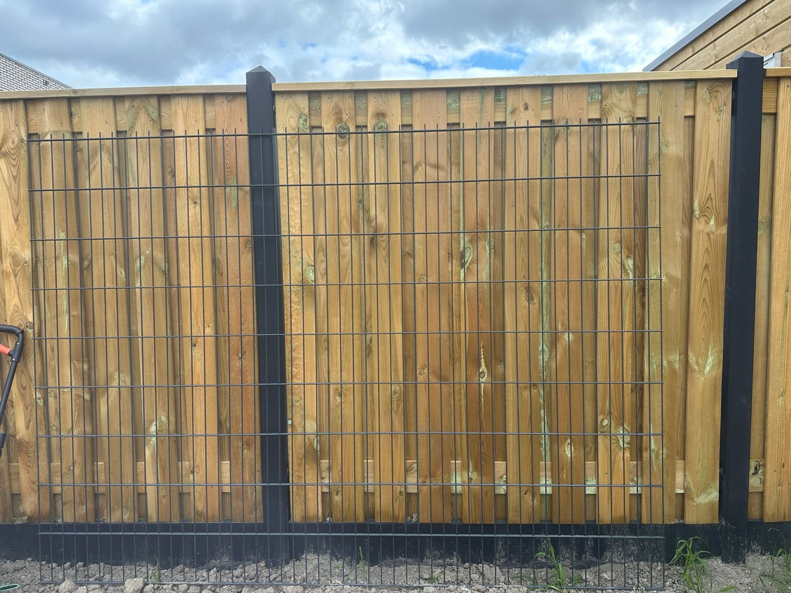 Dubbelstaafmat hekwerk, Ophalen, Minder dan 3 meter, IJzer, 1 tot 2 meter
