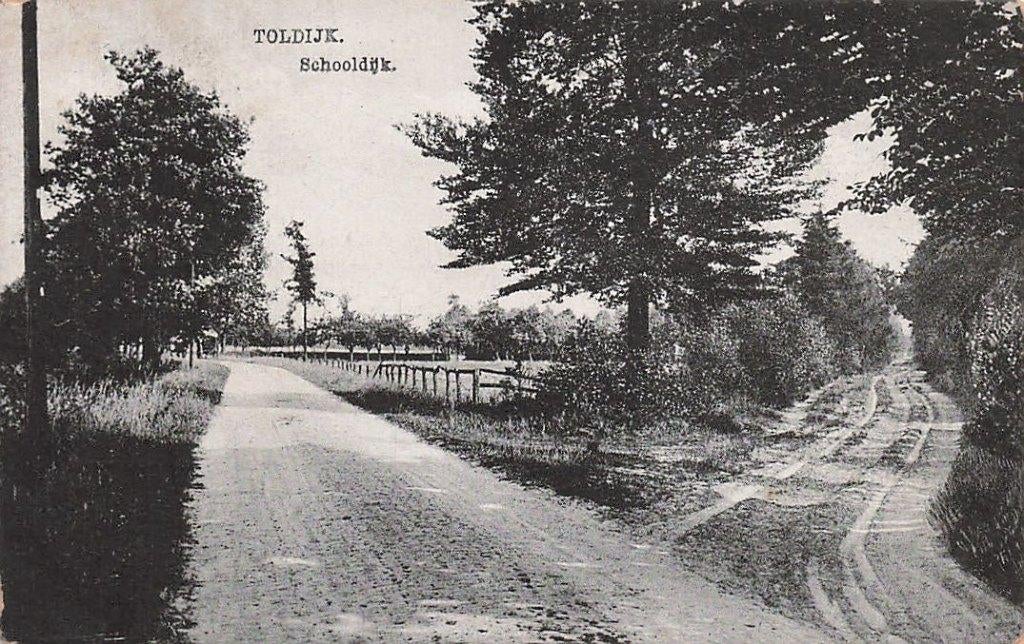 AM110 Toldijk Bronckhorst Schooldijk 1928, Verzamelen, Verzenden, 1920 tot 1940, Gelopen, Gelderland