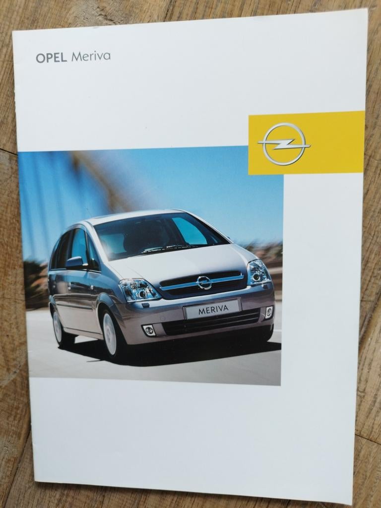 Opel Meriva brochure uit 2003 - M-03/03, Opel, Zo goed als nieuw, Opel, Ophalen of Verzenden