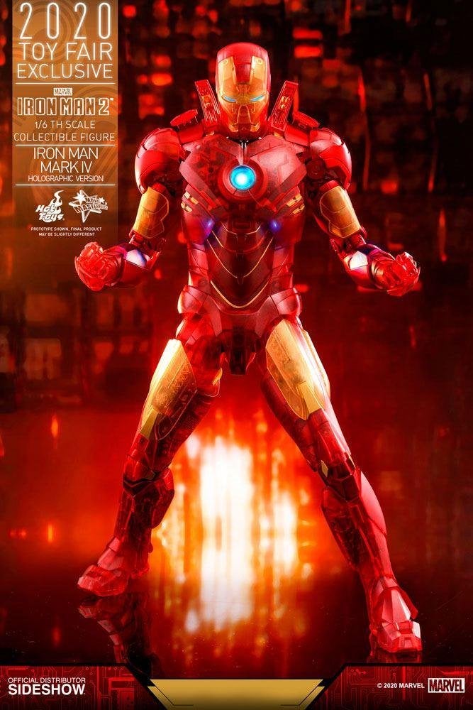 Hot Toys Iron Man Mark IV Holographic Version MMS568, West Campus 1 76863 Herxheim (DE), Actiefiguur of Pop, Heo GmbH, Nieuw