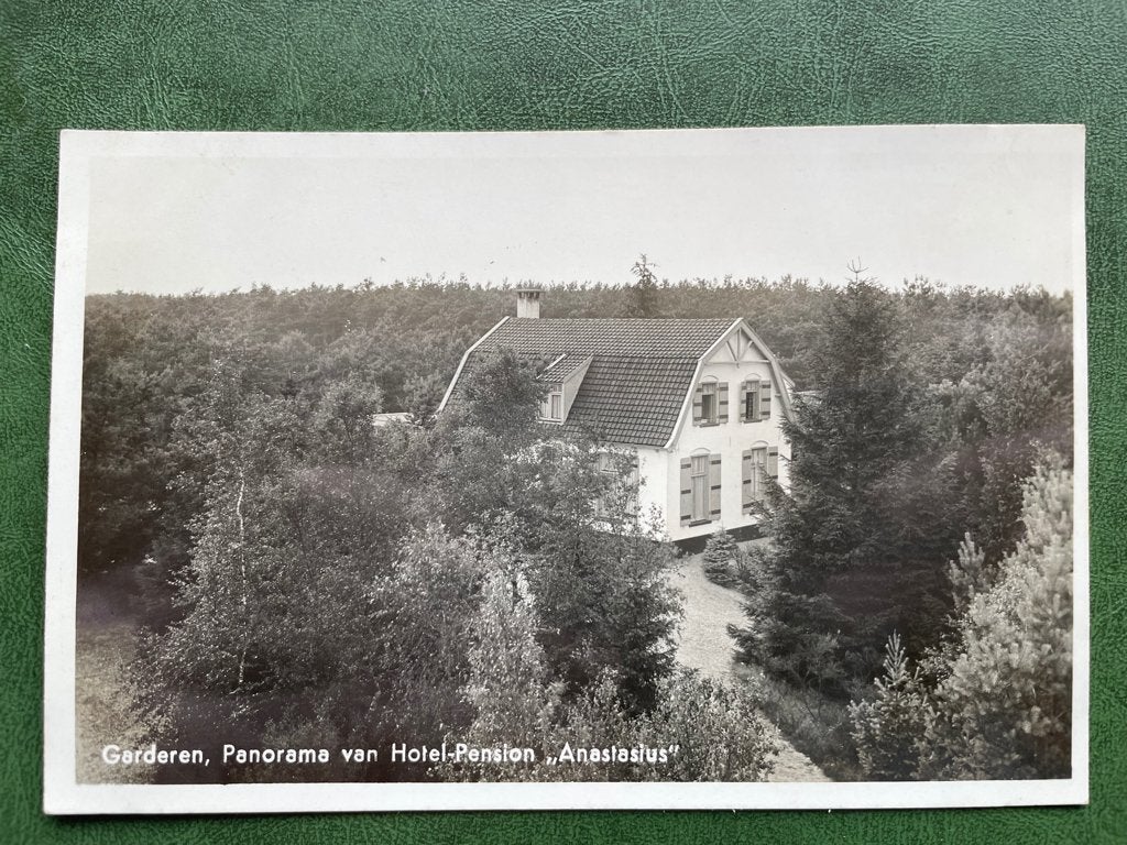 ansichtkaart van Garderen, Panorama Hotel " Anastasius "., Verzenden, 1920 tot 1940, Gelderland