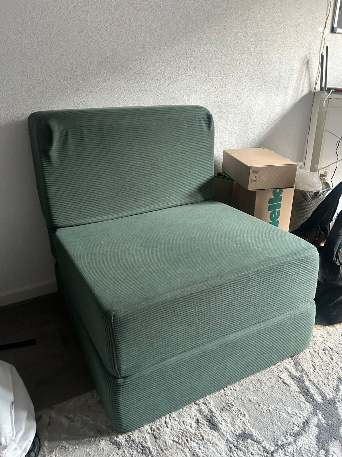 Temu chair and bed, Huis en Inrichting, Slaapkamer | Slaapbanken, Ophalen of Verzenden, Eenpersoons