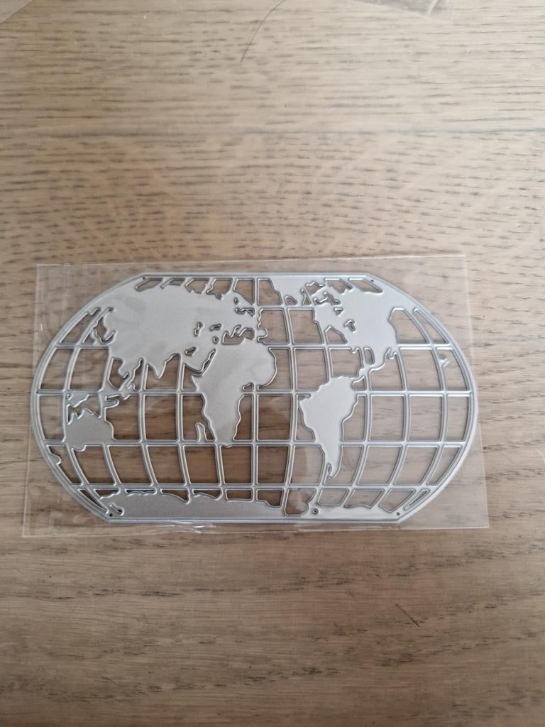 Metalen wereldkaart decoratie, Ophalen of Verzenden, Nieuw, Overige thema's, Overige typen