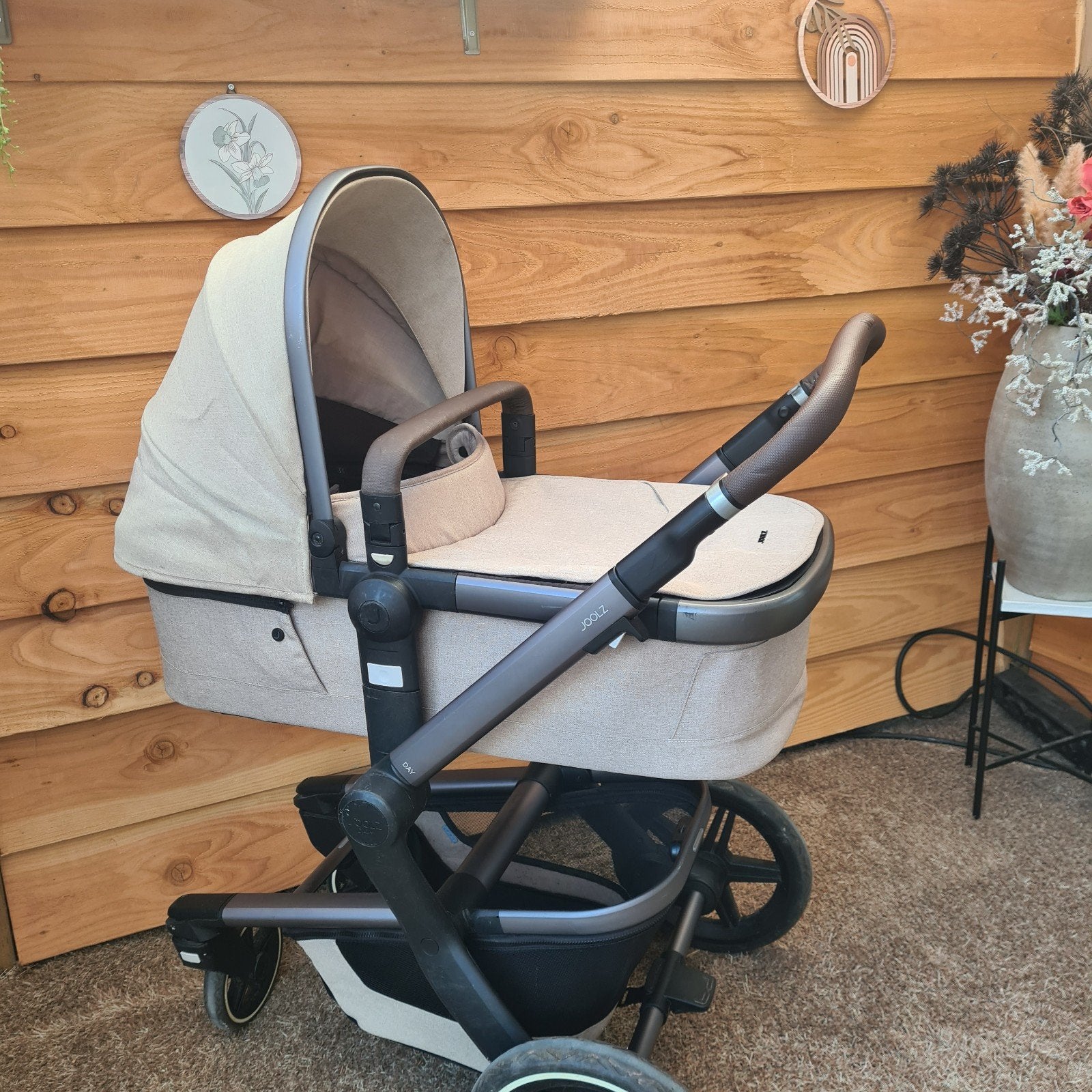 Joolz Day kinderwagen compleet met reiswieg en zitje, Gebruikt, Combiwagen, Met reiswieg, Ophalen