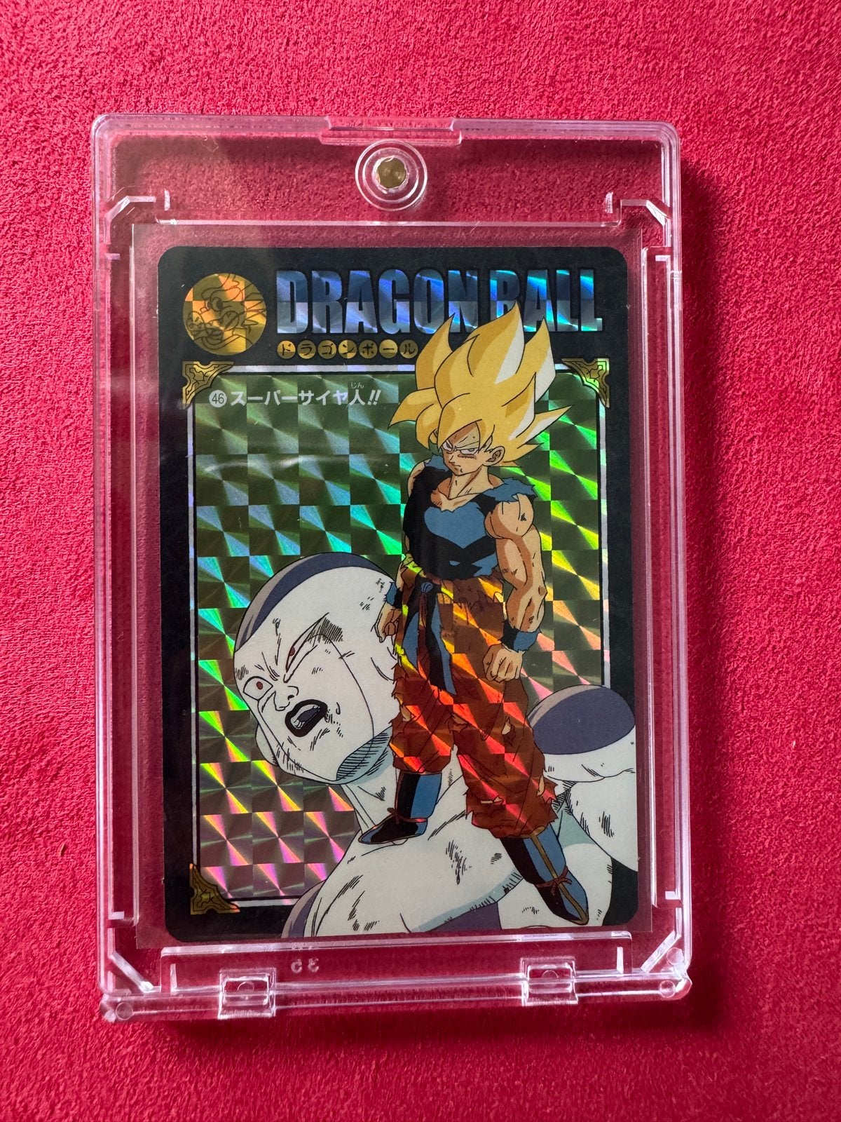 Dragon Ball Z Visual Adventure Super Saiyan Goku card, Ophalen of Verzenden, Zo goed als nieuw