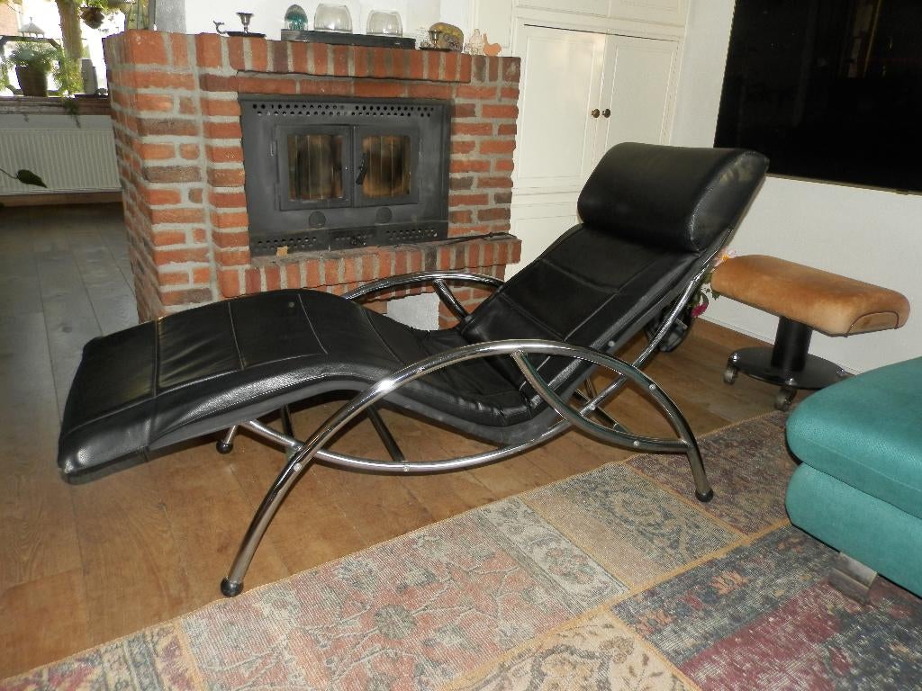 Xhaise Lonques - echte OUDE met buisframe € 150, Ophalen, Eenpersoons, Minder dan 150 cm