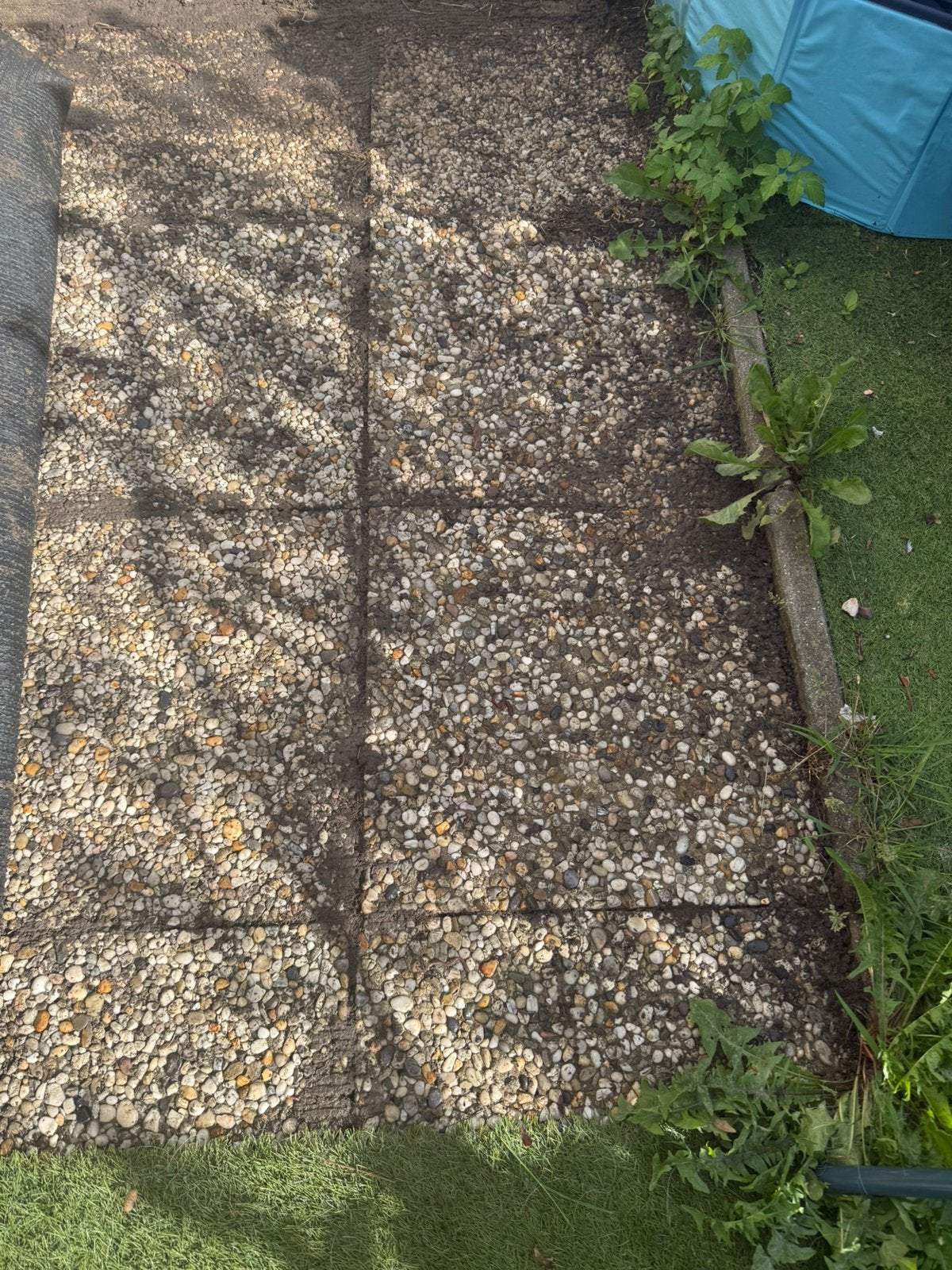64 grindtegels 50 x 50 gratis op te halen, Tuin en Terras, Ophalen, Gebruikt, Beton, Terrastegels