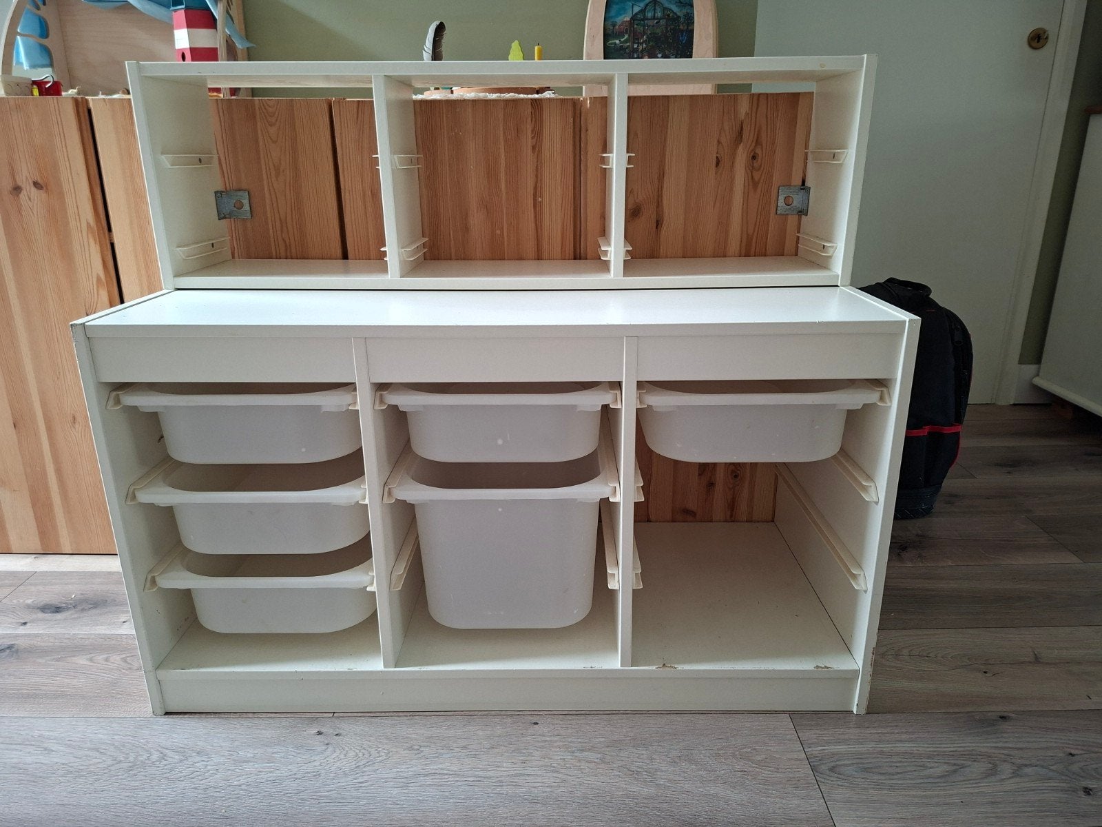 twee  trofast kasten van ikea, Ophalen of Verzenden, Gebruikt, Minder dan 50 cm, 75 tot 100 cm