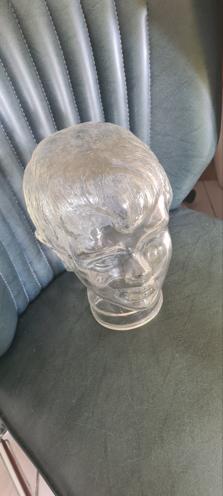 Glazen Hoofd Mannequin - Vintage Stijl, Ophalen of Verzenden