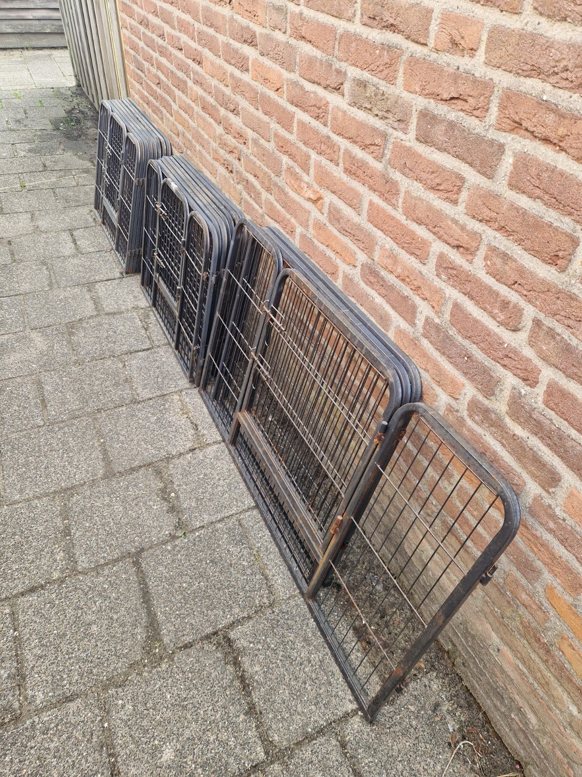 hekwerk. Kleur is zwart en antraciet, Dieren en Toebehoren, Ophalen of Verzenden, Gebruikt