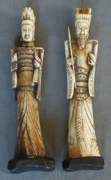 Nr RR170: 2 Chinese benen figuren, Ophalen of Verzenden