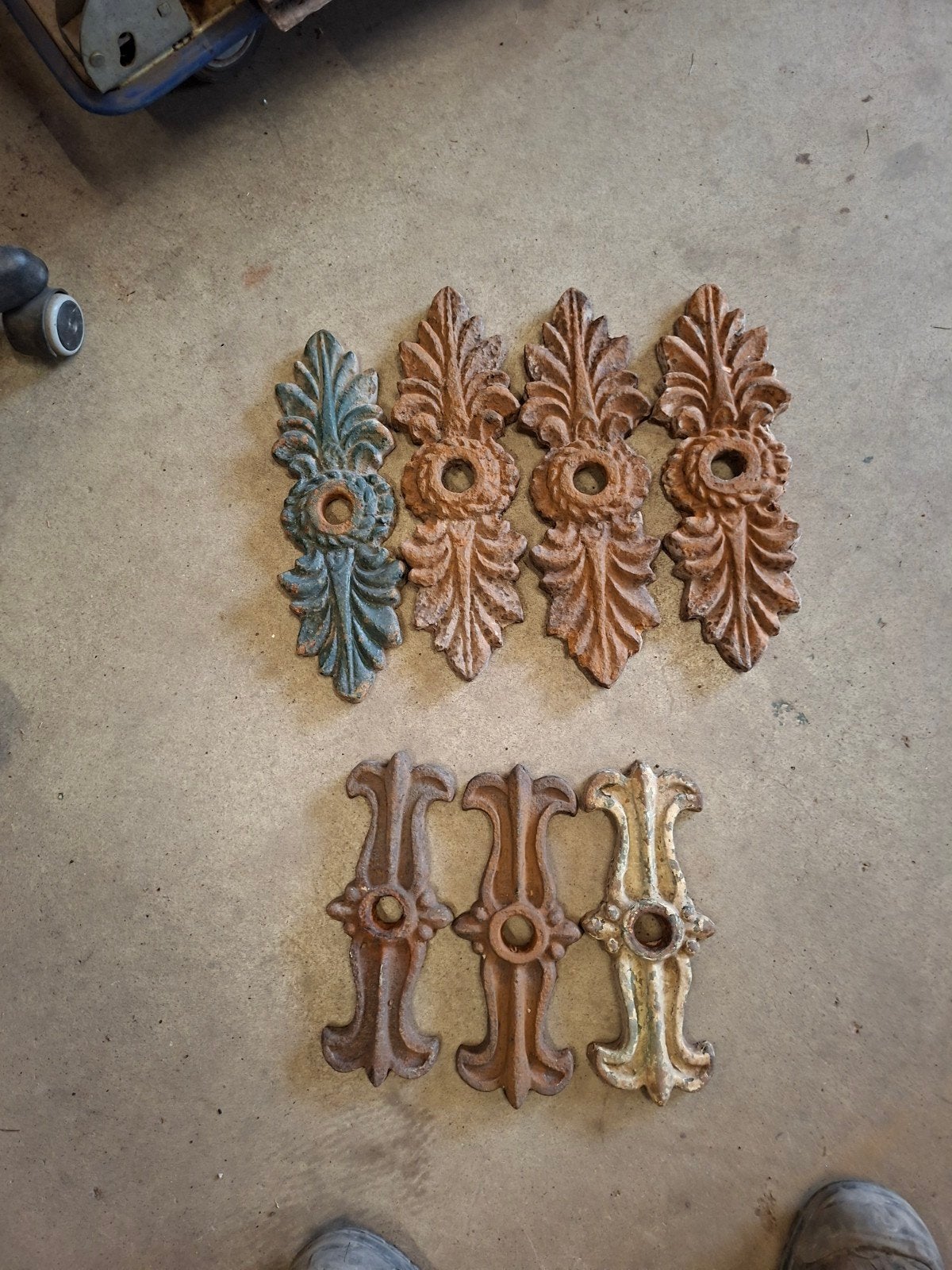 Tk mooie antieke muurankers balkankers., Ophalen of Verzenden, Gebruikt, 250 mm of meer, Overige typen