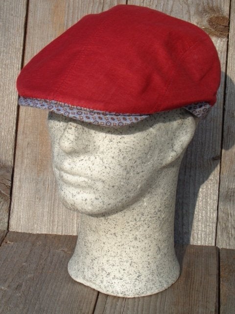 Herman Headwear rode linnen pet maten 57, 58, 59 en 60, Kleding | Heren, Hoeden en Petten, Nieuw, Pet, 58 of 59 cm (L, 7¼ of ⅜ inch)