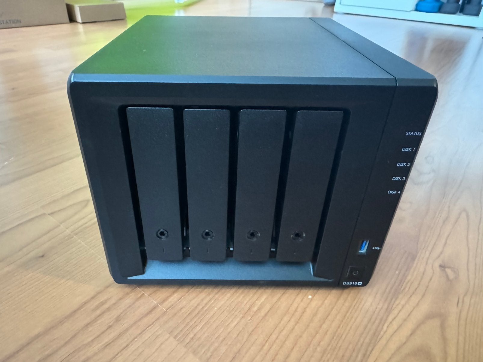 Synology DS918+ NAS 8GB, Computers en Software, Ophalen of Verzenden, Zo goed als nieuw