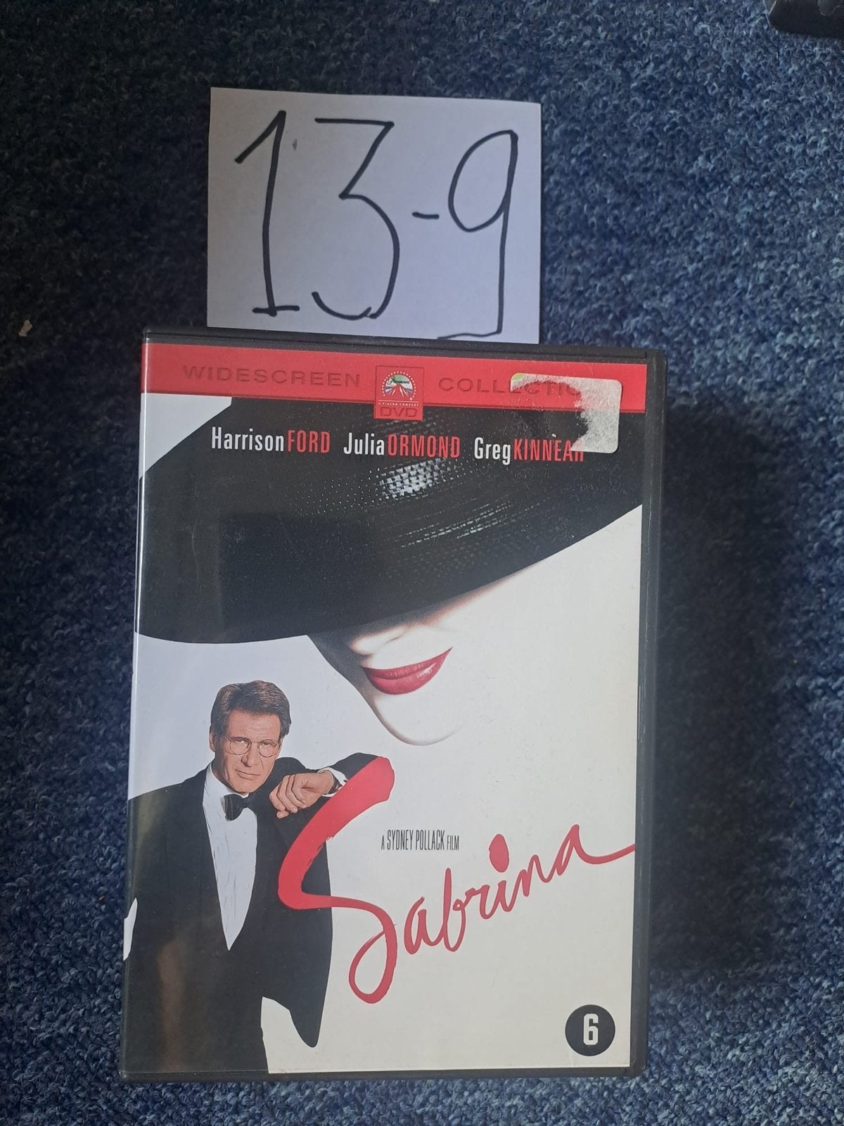 Sabrina DVD met Harrison Ford en Julia Ormond, Engels, Nederlands, Romantische komedie, Breedbeeld