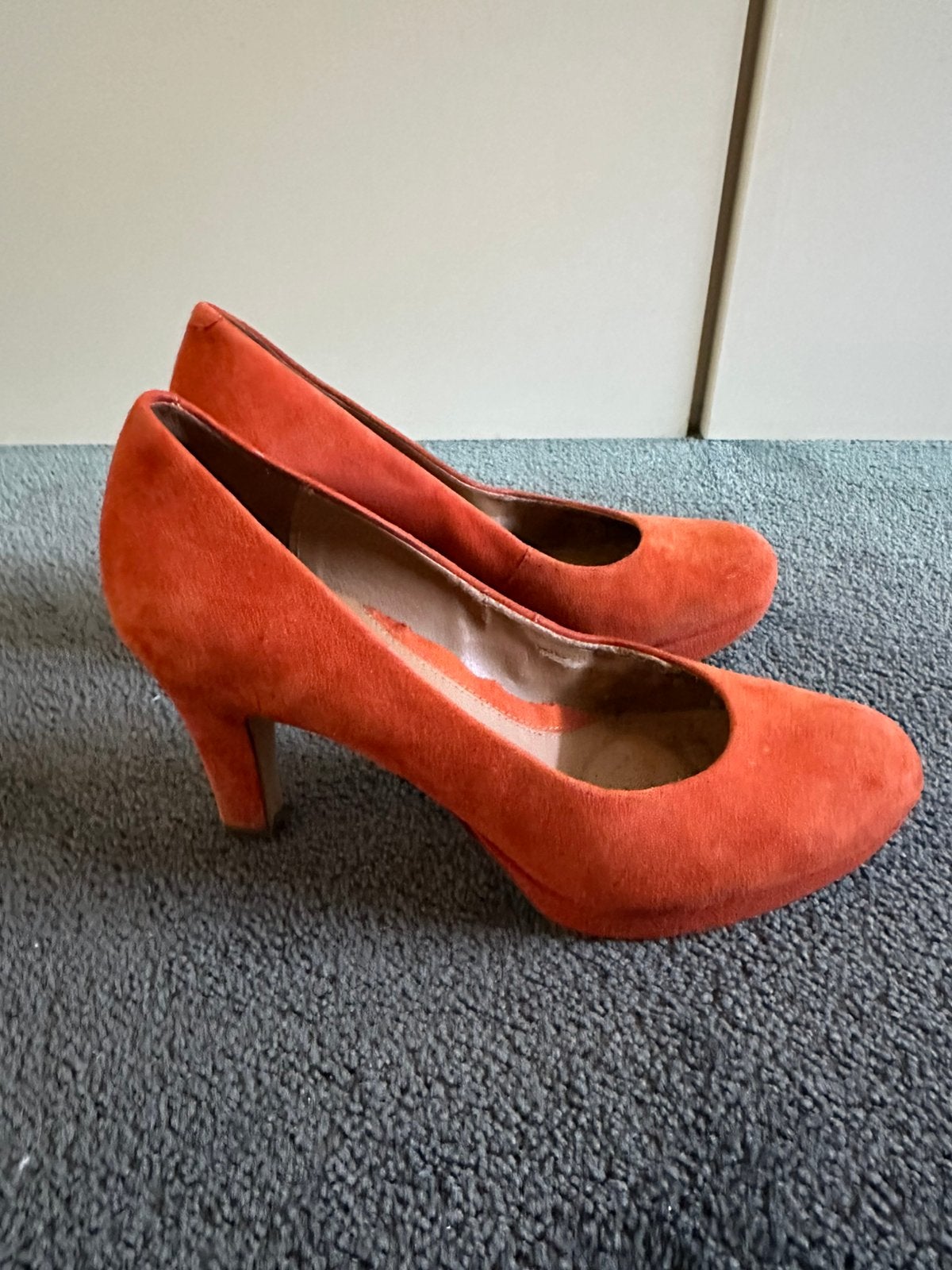 Oranje clarks, Ophalen, Pumps, Oranje, Gedragen